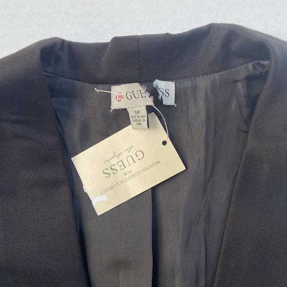 Guess Black Double-Breasted Vest - Picture 3 of 4